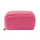 JTCB-H032New Teddy Velvet Bag Large Capacity Beauty Storage Bag Travel Portable Cosmetic Bag