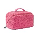 JTCB-H032New Teddy Velvet Bag Large Capacity Beauty Storage Bag Travel Portable Cosmetic Bag