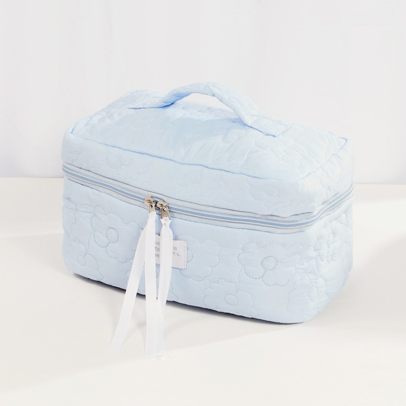 JTCB-B014Yunduo Cosmetic Bag Quilted Multifunctional Large Capacity Storage Travel Portable Toiletries Bag