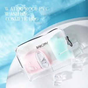 Waterproof pvc wash bag cosmetic bag