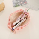 JTCB-Y040Waffle lamb plush pencil case niche student stationery storage bag