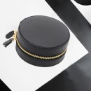 Round portable travel small and simple jewelry storage box