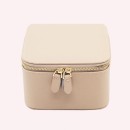 JTF-J002 Portable travel simple and compact PU jewelry layered storage box