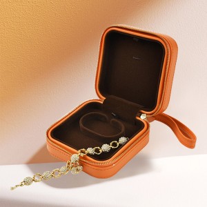 Orange Simple Jewelry Packaging Box Earrings Necklace Bracelet Jewelry Storage Box