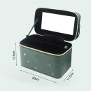 Storage Box Portable Travel Portable Makeup Case With Mirror