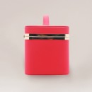 Large-capacity minimalist makeup portable travel metal frame cosmetic case